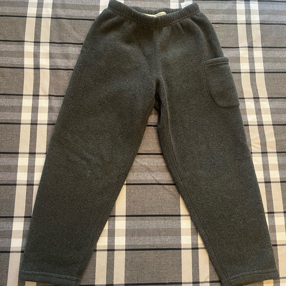 Cozy MEC Fleece Joggers “Yeti Pants” in Dark Grey
